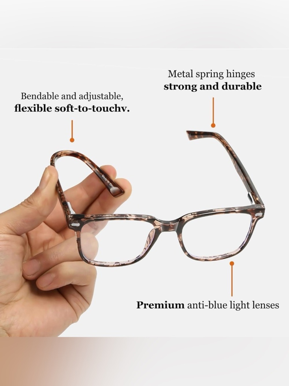 Reading glasses with blue light frames 1.0 - Picture 6 of 6